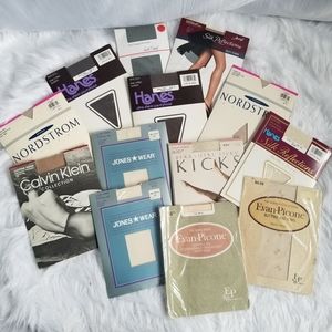 Bundle of Vintage NIB Pantyhose A-B/Medium